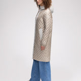 Peridot Women's Lightweight Quilted Longline Shacket