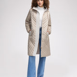 Peridot Women's Lightweight Quilted Longline Shacket