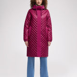 Peridot Women's Lightweight Quilted Longline Shacket
