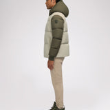 Rigel Men's Mixed Media Faux Shearling Puffer