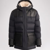 Wolf Men's Faux Shearling Parka Puffer